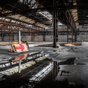 Rheinpark Duisburg - Lagerhalle