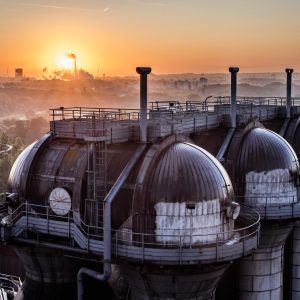 Landschaftspark Duisburg -Sonnenaufgang