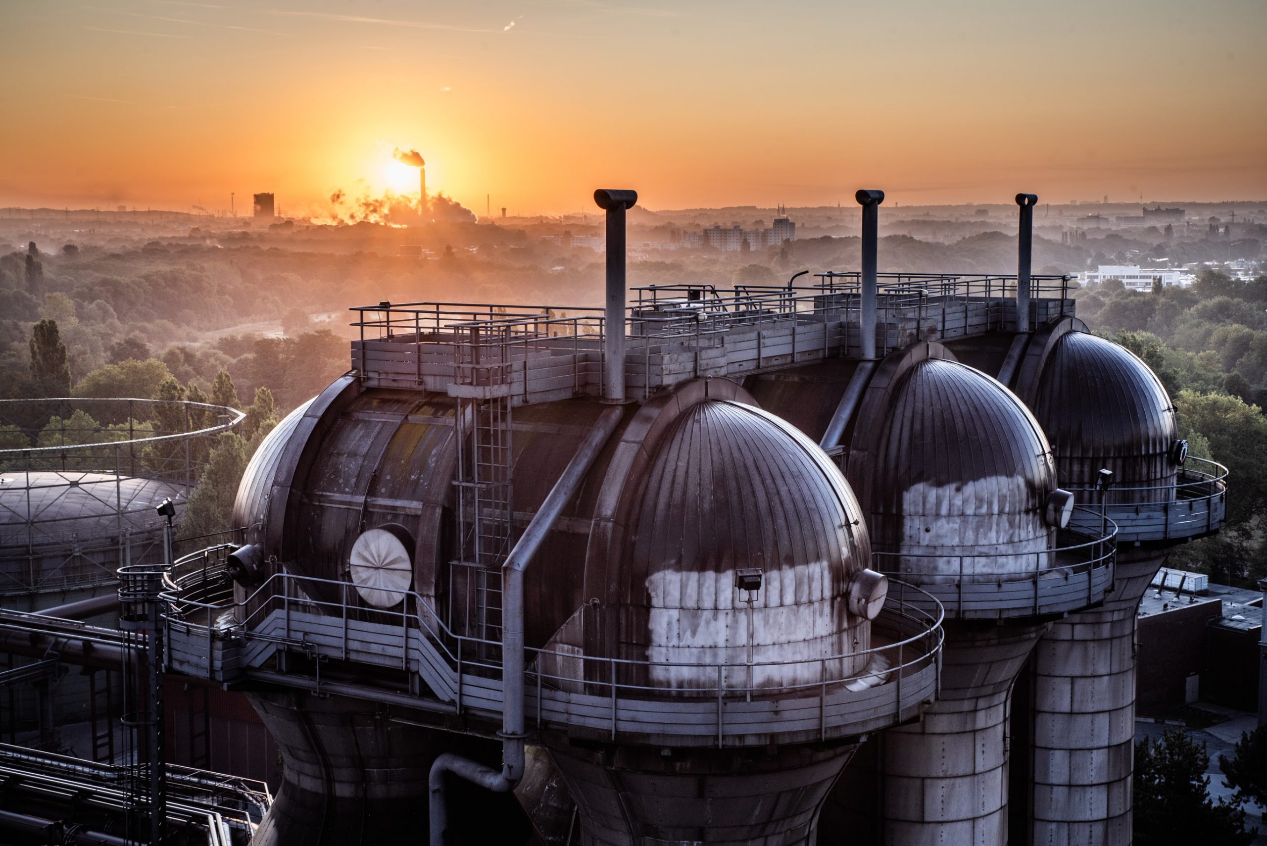 Landschaftspark Duisburg -Sonnenaufgang