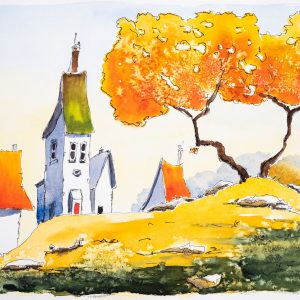 Schiefe Hausszene #1